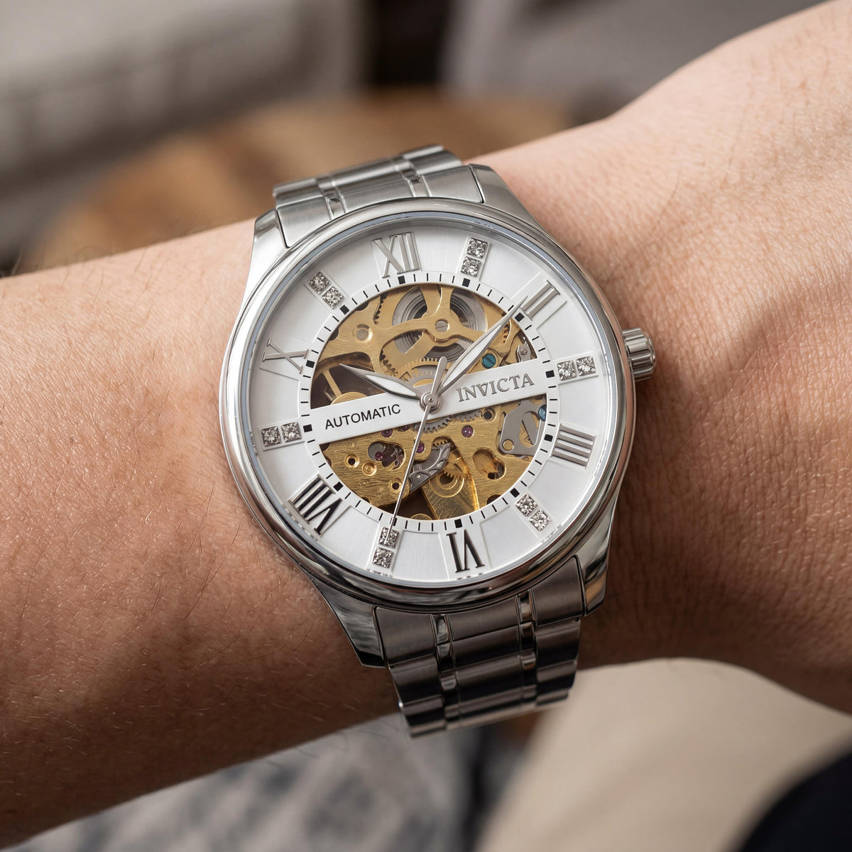 Reloj unisex Invicta Objet D Art 69117 plateado, 40mm, Photo 4