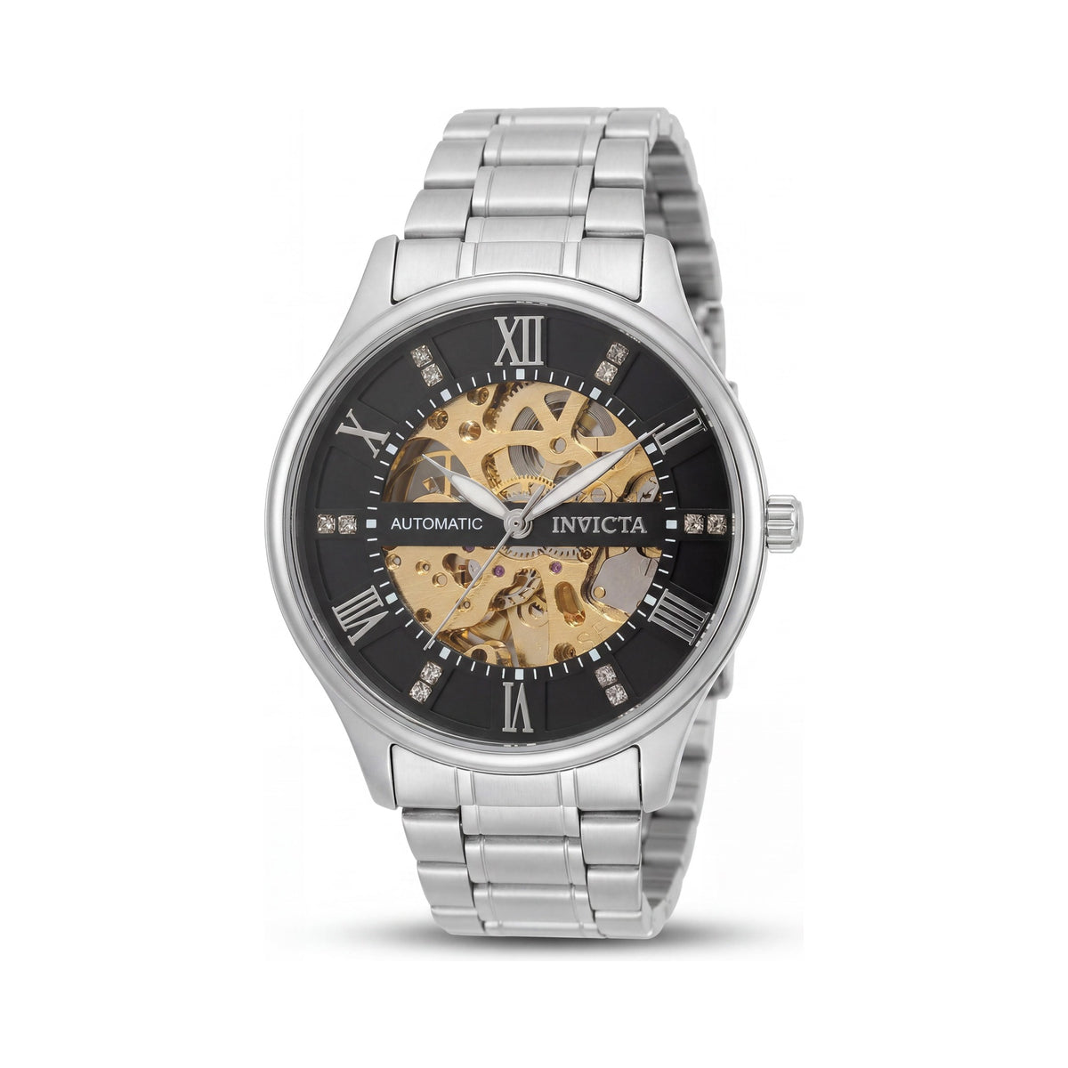 Invicta Objet D Art 69118 Unisex Silver Watch, 40mm, Photo 1