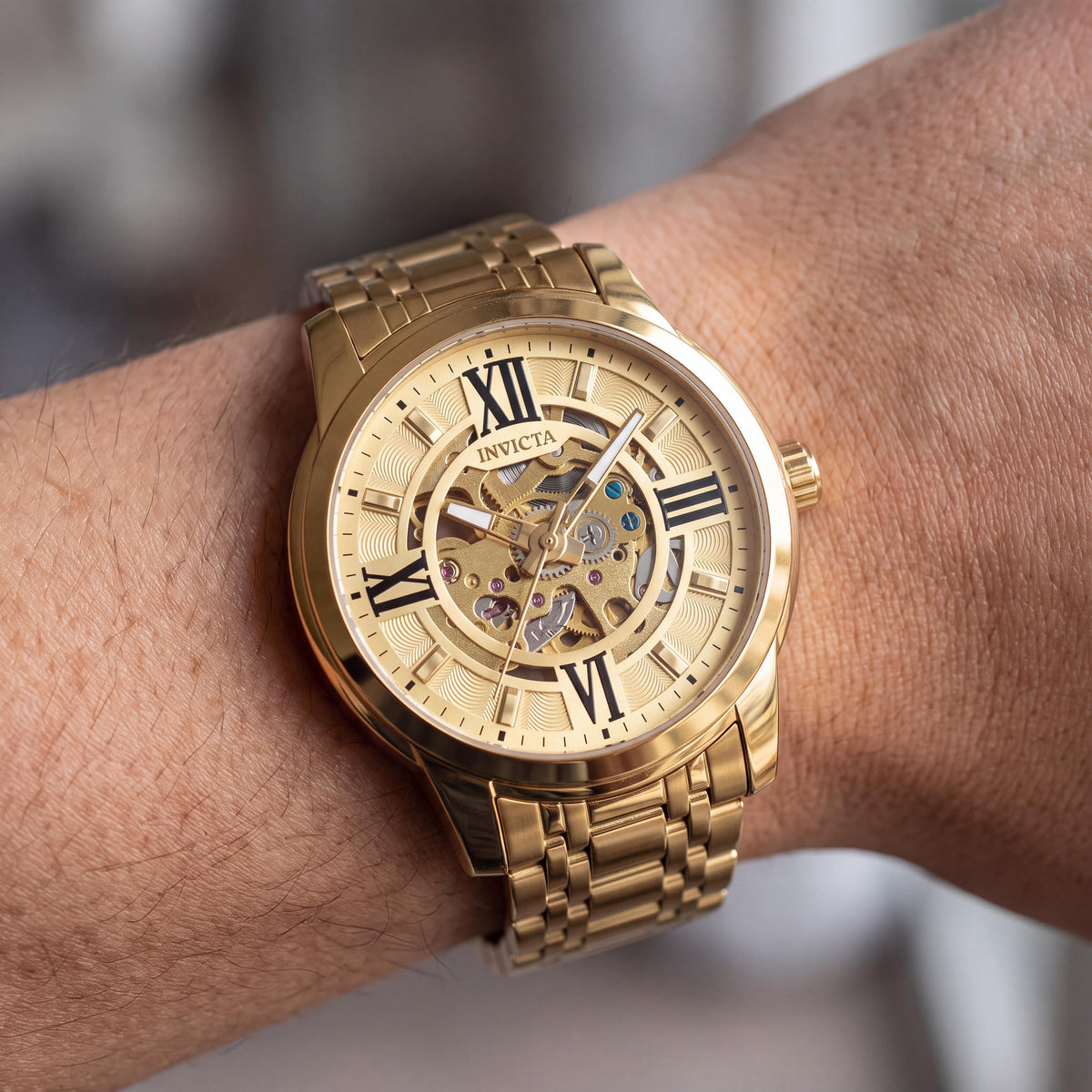 Invicta Objet D Art 69129 Unisex Gold Watch, 41mm, Photo 4