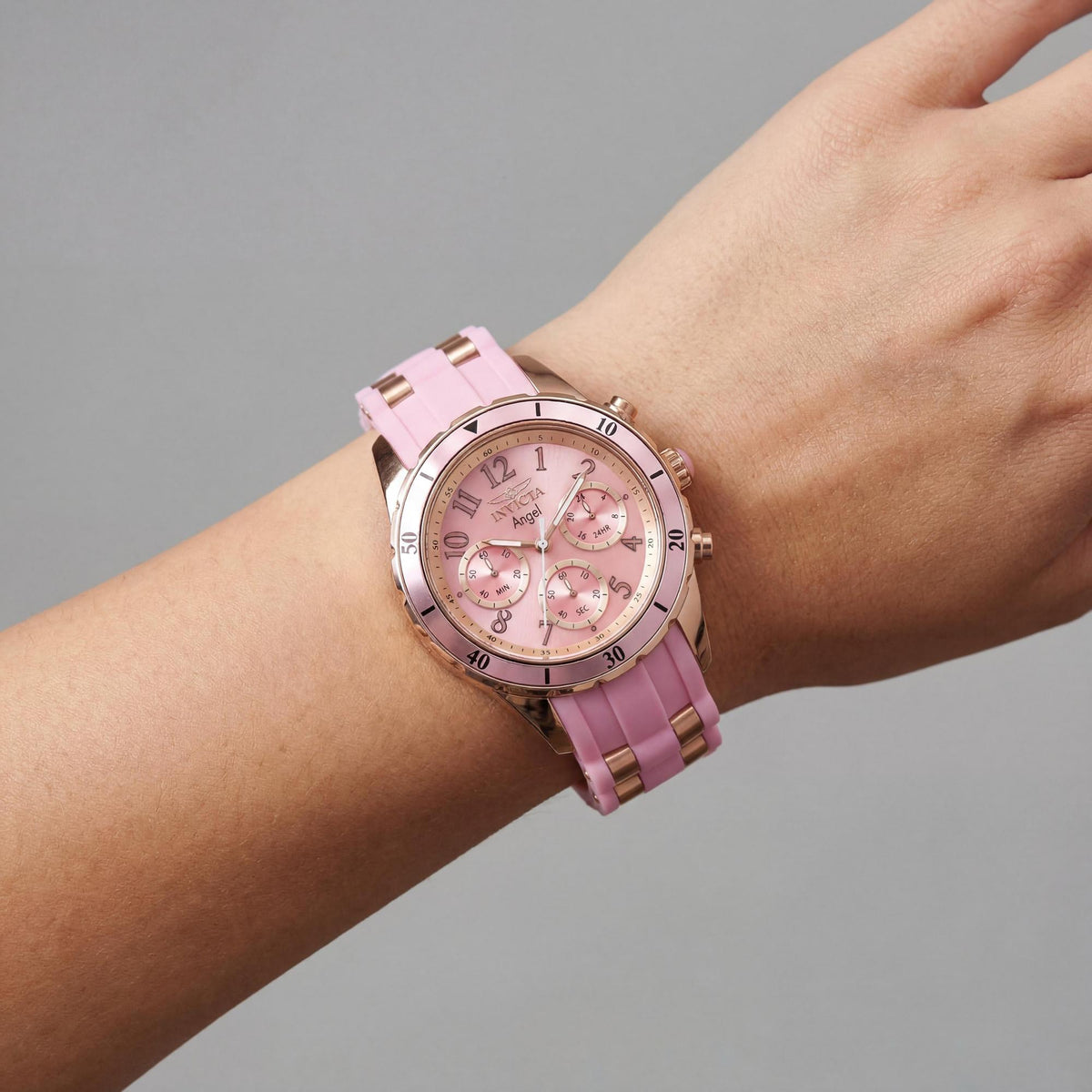 Reloj Invicta para mujer de 40 mm color rosa, cuarzo, Photo 3