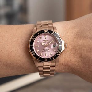 Invicta Pro Diver 14100 Unisex Watch — side view, Stainless Steel case 24mm