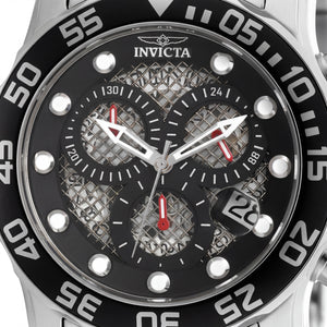 Invicta Pro Diver 19836 Men's Watch — front view, Quartz movement 49mm