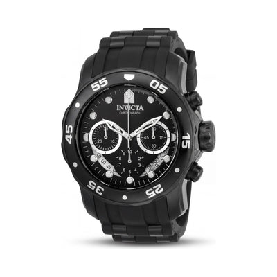 Invicta Pro Diver 21930 Black Dial Stainless Steel Men's Watch, 48mm