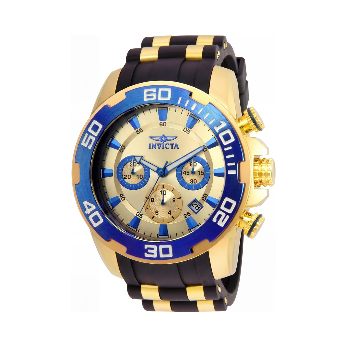 Reloj Invicta Pro Diver 22343 unisex con cronógrafo, negro, 50 mm, Photo 1