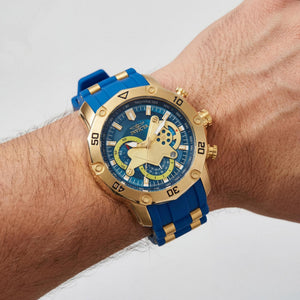 Invicta Pro Diver 22798 Men's Watch — side view, Stainless Steel case 50mm