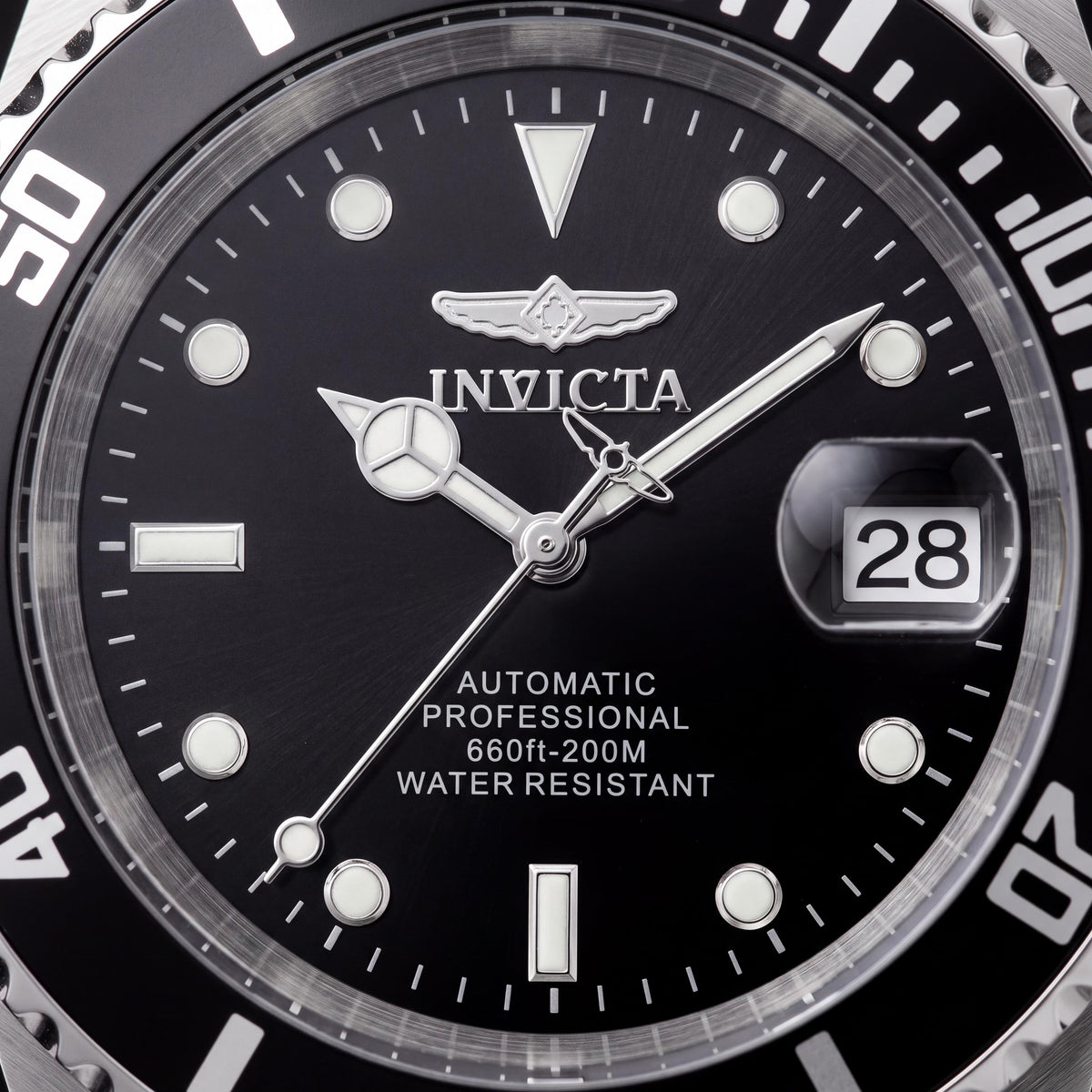 Reloj Invicta Pro Diver 29178 para hombre automático de acero inoxidable con esfera negra de 42 mm, Photo 2