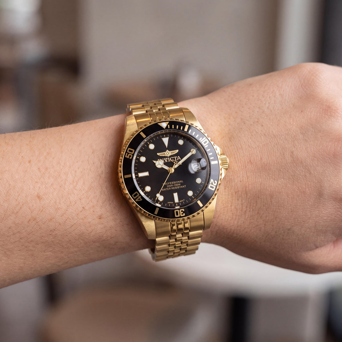 Reloj Invicta Pro Diver 29190 dorado para mujer, 34mm, Photo 4