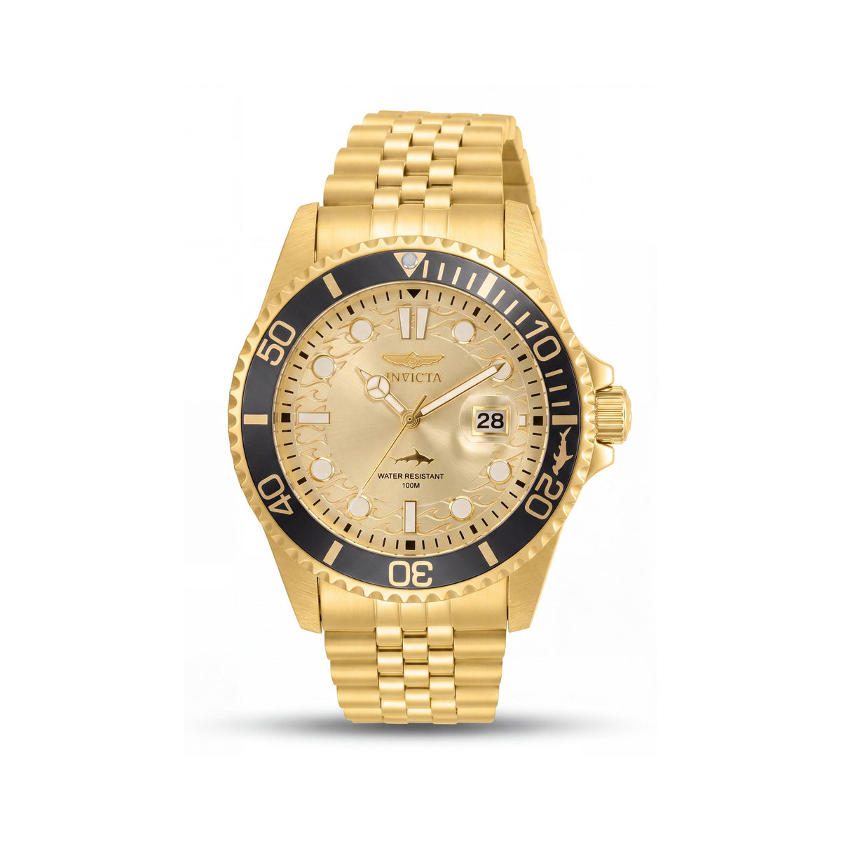 Invicta Pro Diver 30613 Unisex Gold Watch, 43mm, Photo 1