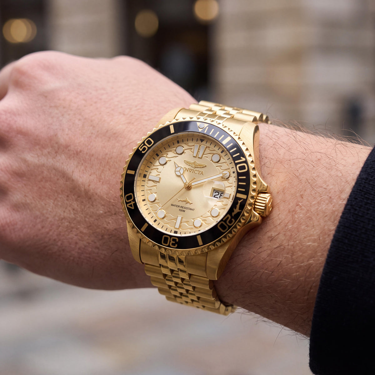 Invicta Pro Diver 30613 Unisex Gold Watch, 43mm, Photo 3