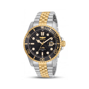 Invicta Pro Diver 30618 Black Stainless Steel Men's Watch, 43mm