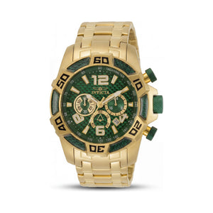 Invicta Pro Diver 34156 Green Dial Stainless Steel Men's Watch, 50mm