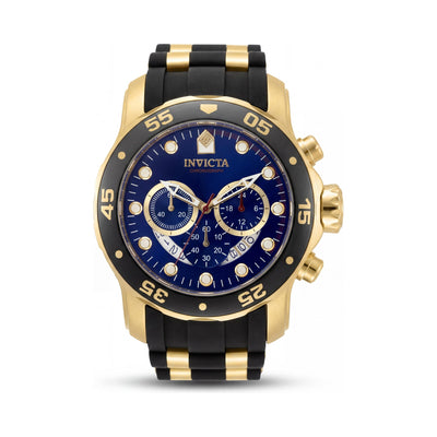 Invicta Pro Diver 37229 Gold Dial Steel Men's Watch, 48mm
