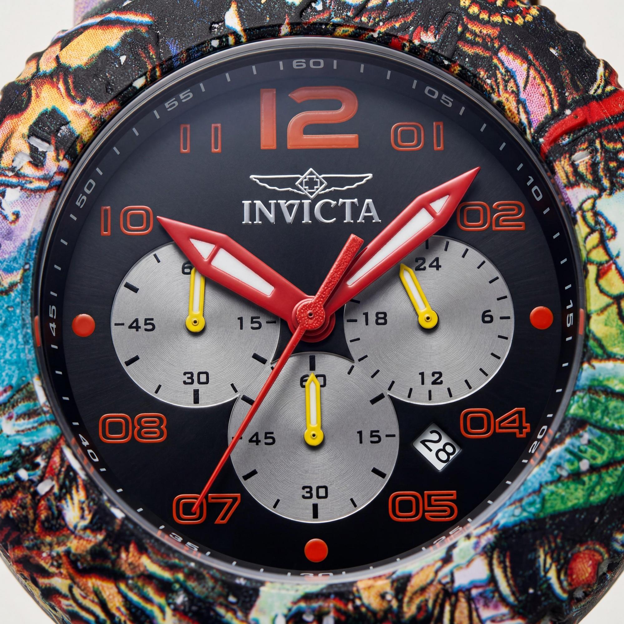Invicta Pro Diver 43234 Unisex Chronograph Watch, Black Dial 52mm, Photo 2