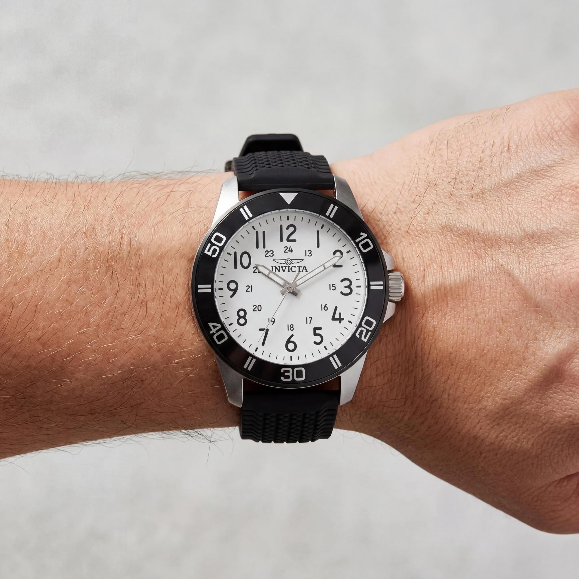 Reloj unisex Invicta Pro Diver 43629, esfera blanca 45 mm 100 m, Photo 2