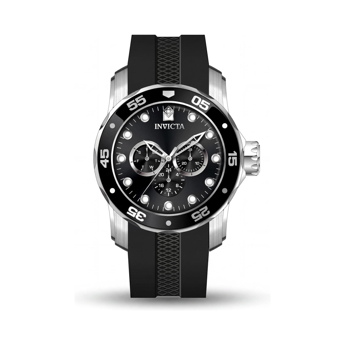 Invicta Pro Diver 45721 Men's Black Chronograph Watch, 40mm, Photo 1