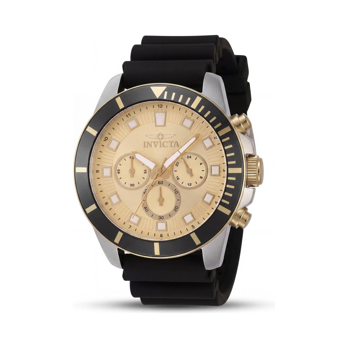 Reloj Cronógrafo Invicta Pro Diver 46084 para Hombre, Esfera Dorada 45mm, Photo 1