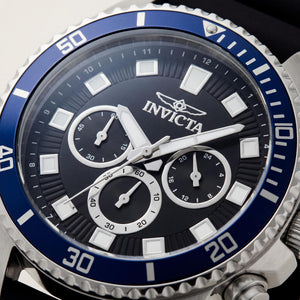 Invicta Pro Diver 46118 Men's Watch — front view, Quartz movement 45mm