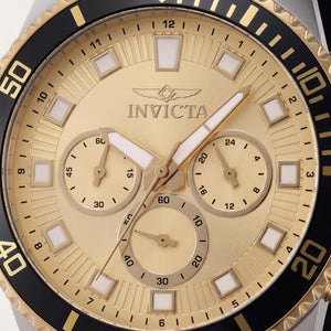Invicta Pro Diver 46128 Men's Watch — front view, Quartz movement 45mm