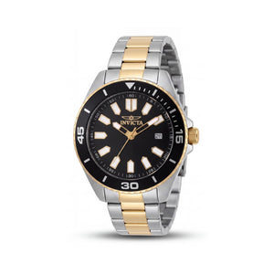 Invicta Pro Diver 46319 Black Stainless Steel Unisex Watch, 43mm