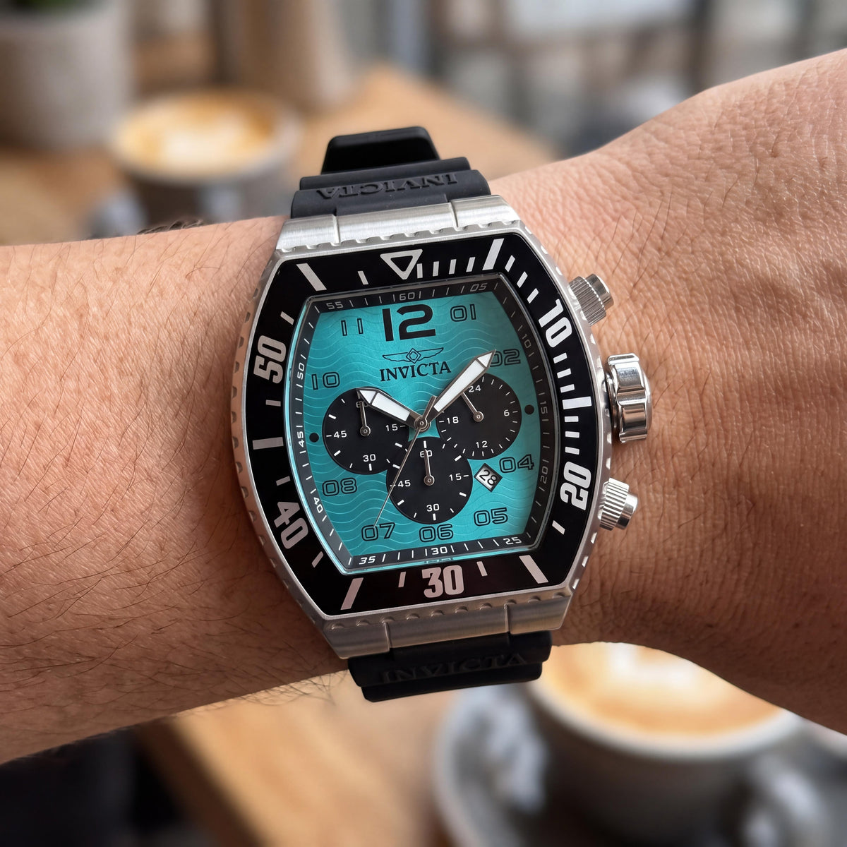 Reloj cronógrafo unisex Invicta Pro Diver 47285, negro, 51 mm, Photo 3