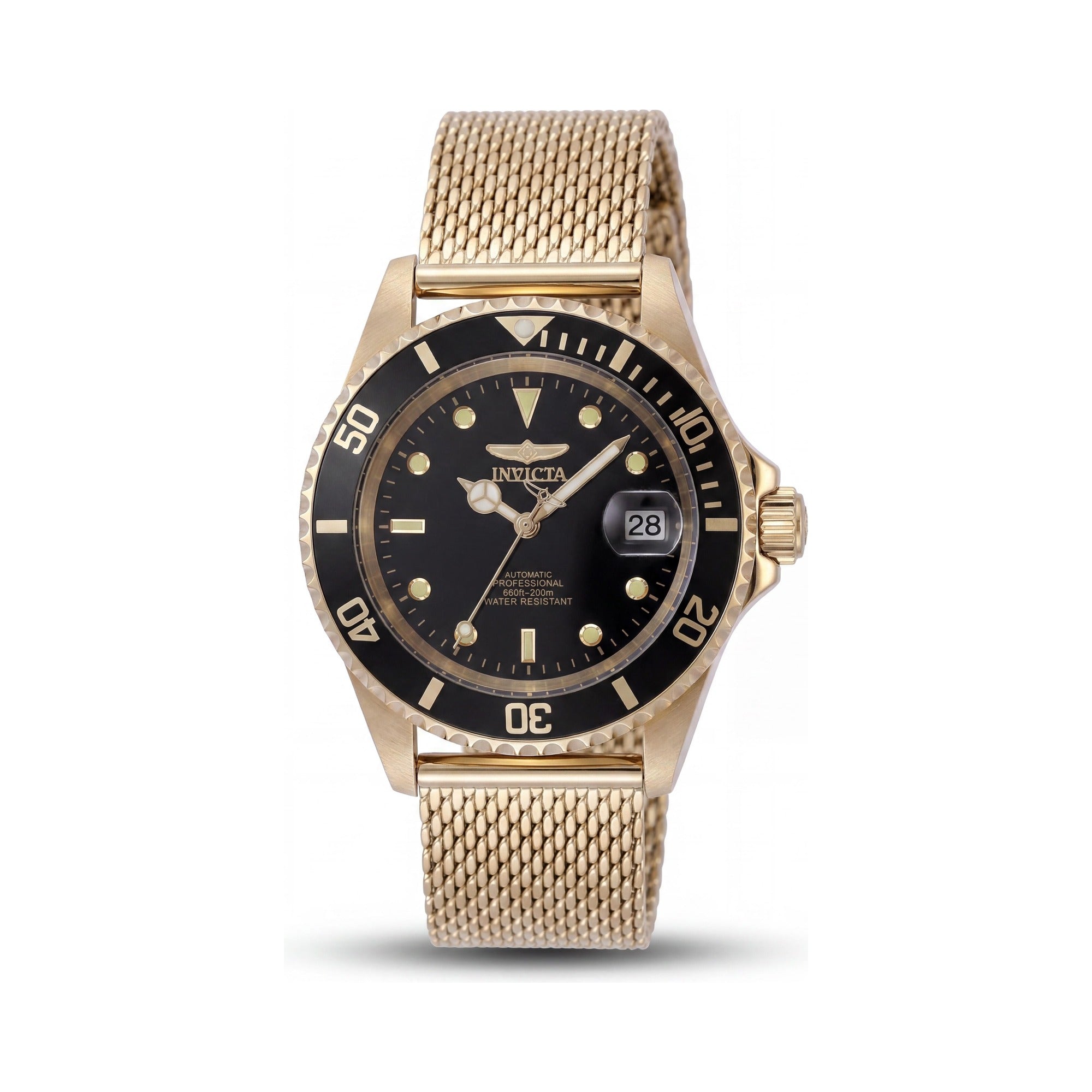 Invicta Pro Diver 47722 Reloj Unisex, Esfera Negra Acero Inoxidable 40mm, Photo 1