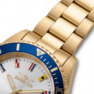 Invicta Pro Diver 49886 Unisex Watch — front view, Quartz movement 40mm