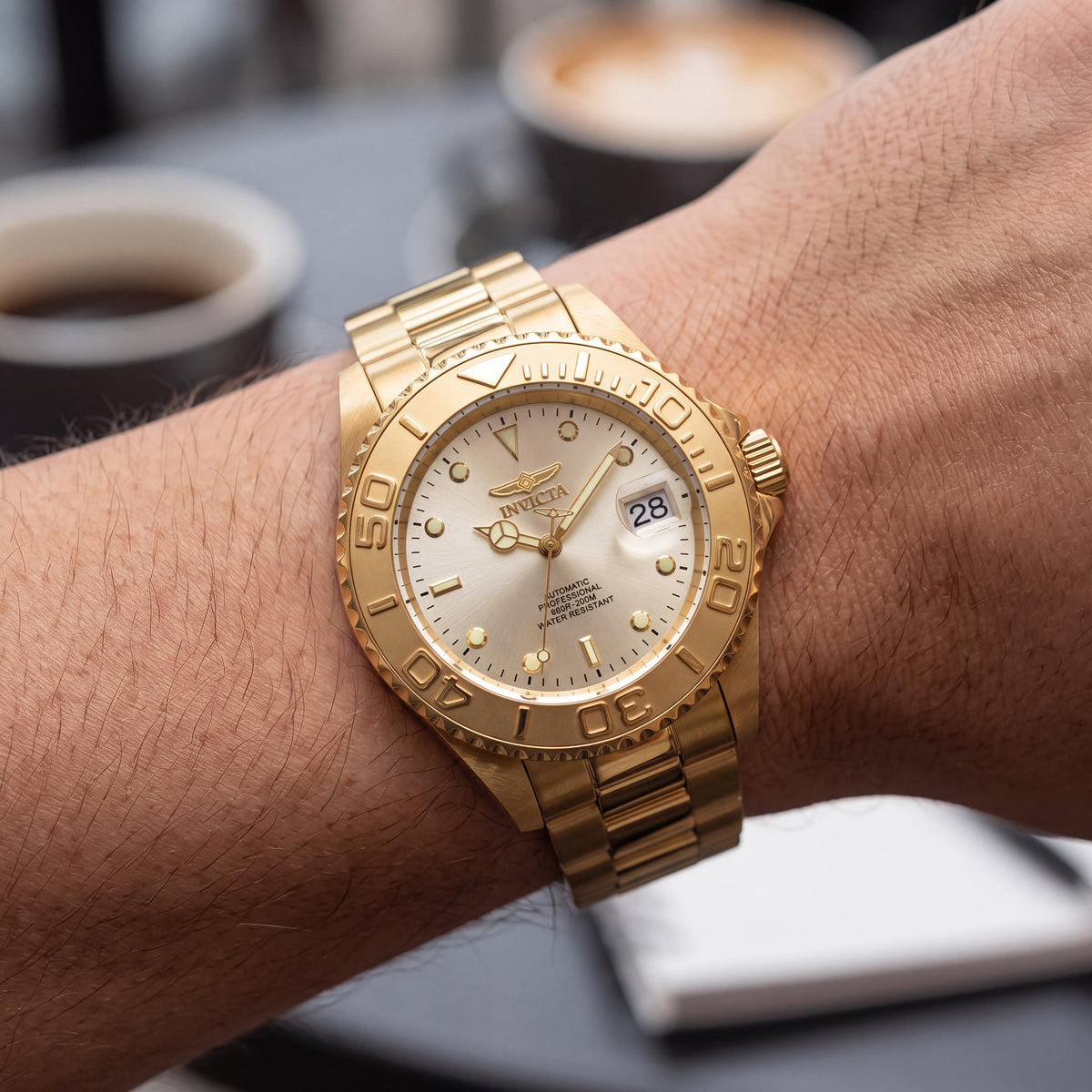 Reloj Invicta Pro Diver 9010OB para hombre, color dorado, 40mm, Photo 3