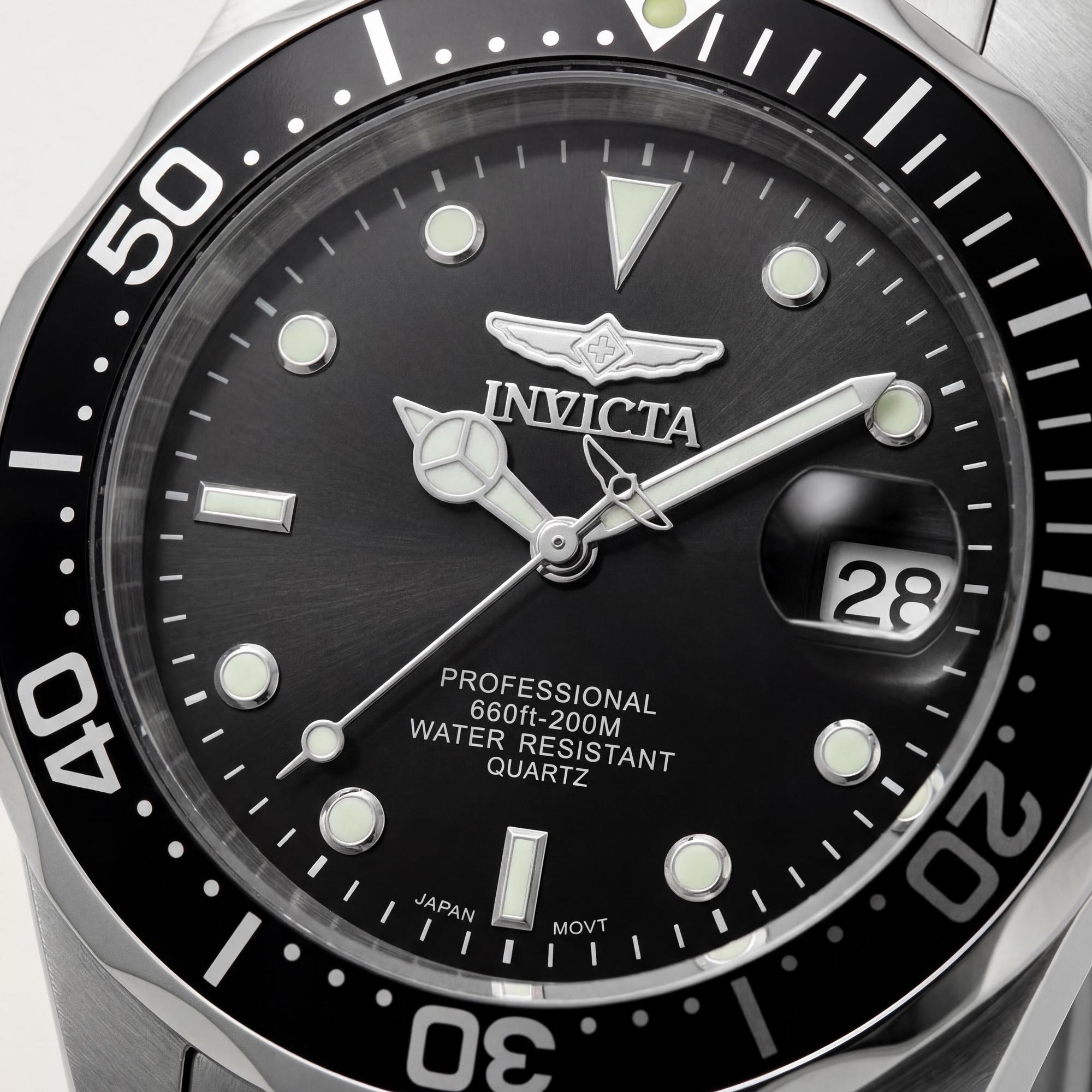 Reloj Invicta Pro Diver para mujer, esfera negra de 37 mm, Photo 2