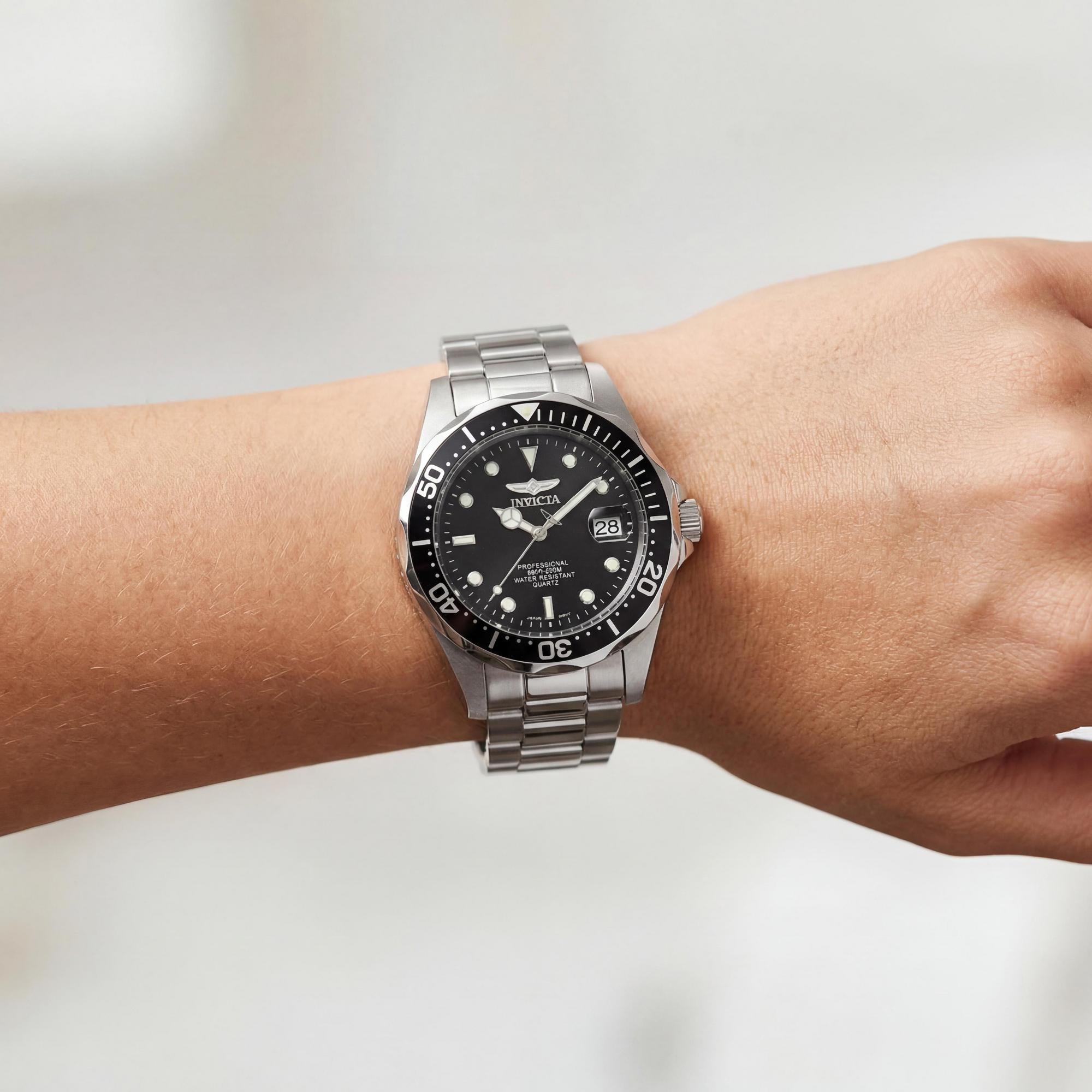 Reloj Invicta Pro Diver para mujer, esfera negra de 37 mm, Photo 3