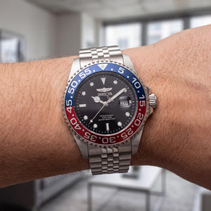 Invicta Pro Diver PC32 Men's Watch — side view, Stainless Steel case 47mm