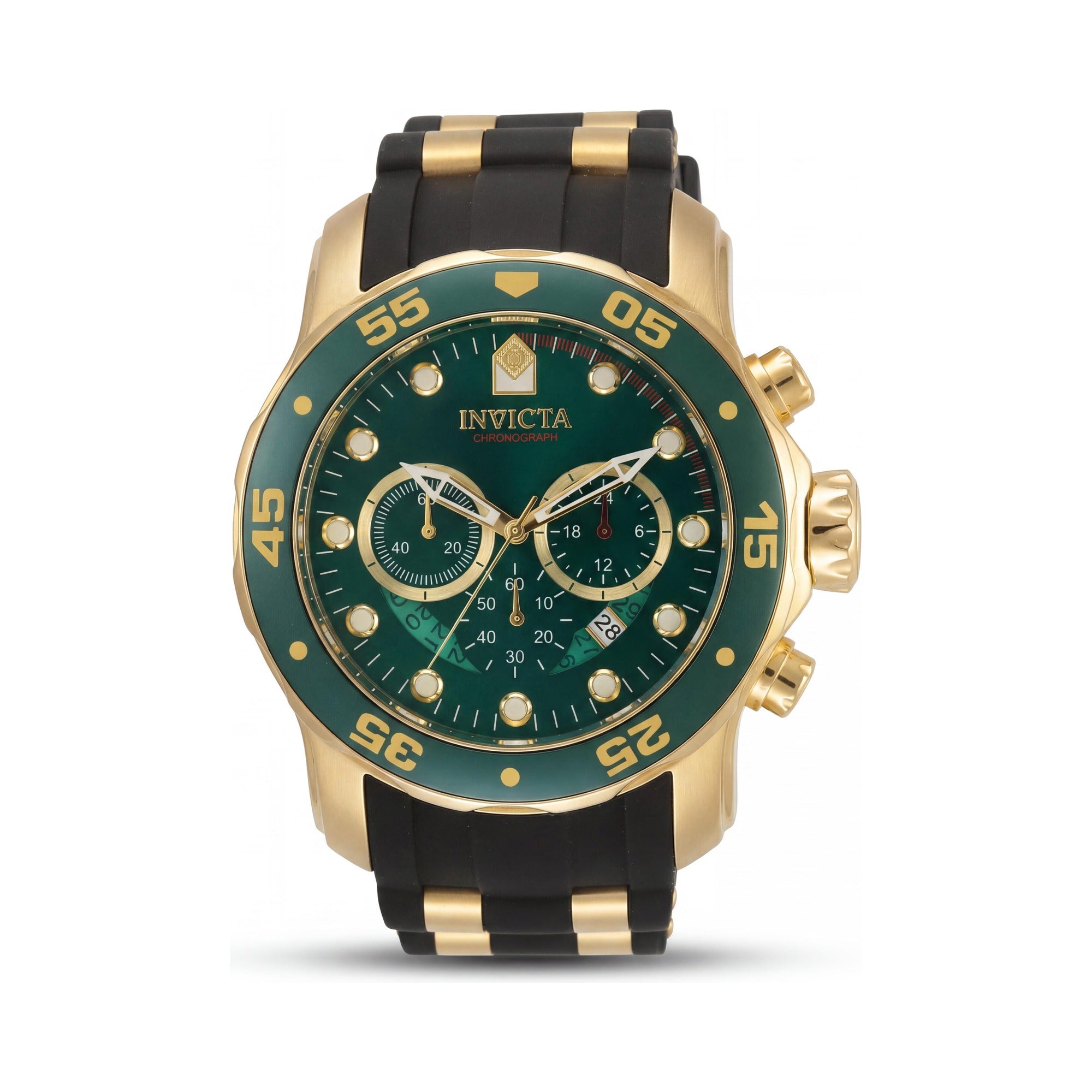 Invicta Pro Diver SCUBA 6984 Reloj cronógrafo para hombre, esfera verde 48 mm, Photo 1