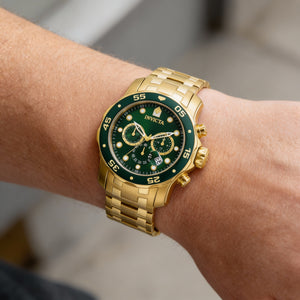 Invicta Pro Diver SCUBA Unisex Watch — side view, Stainless Steel case 48mm