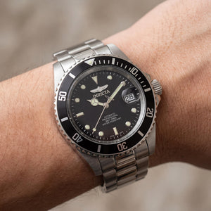 Invicta Pro Diver Unisex Watch — side view, Stainless Steel case 40mm