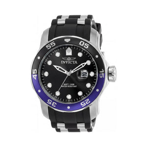 Invicta Pro Diver Black Dial Stainless Steel Men's Watch, 48mm