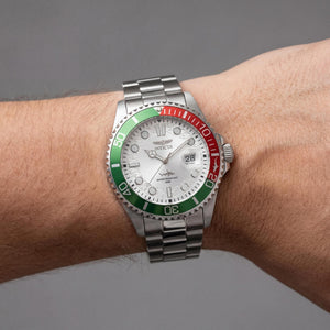 Invicta Pro Diver Men's Watch — side view, Stainless Steel case 43mm