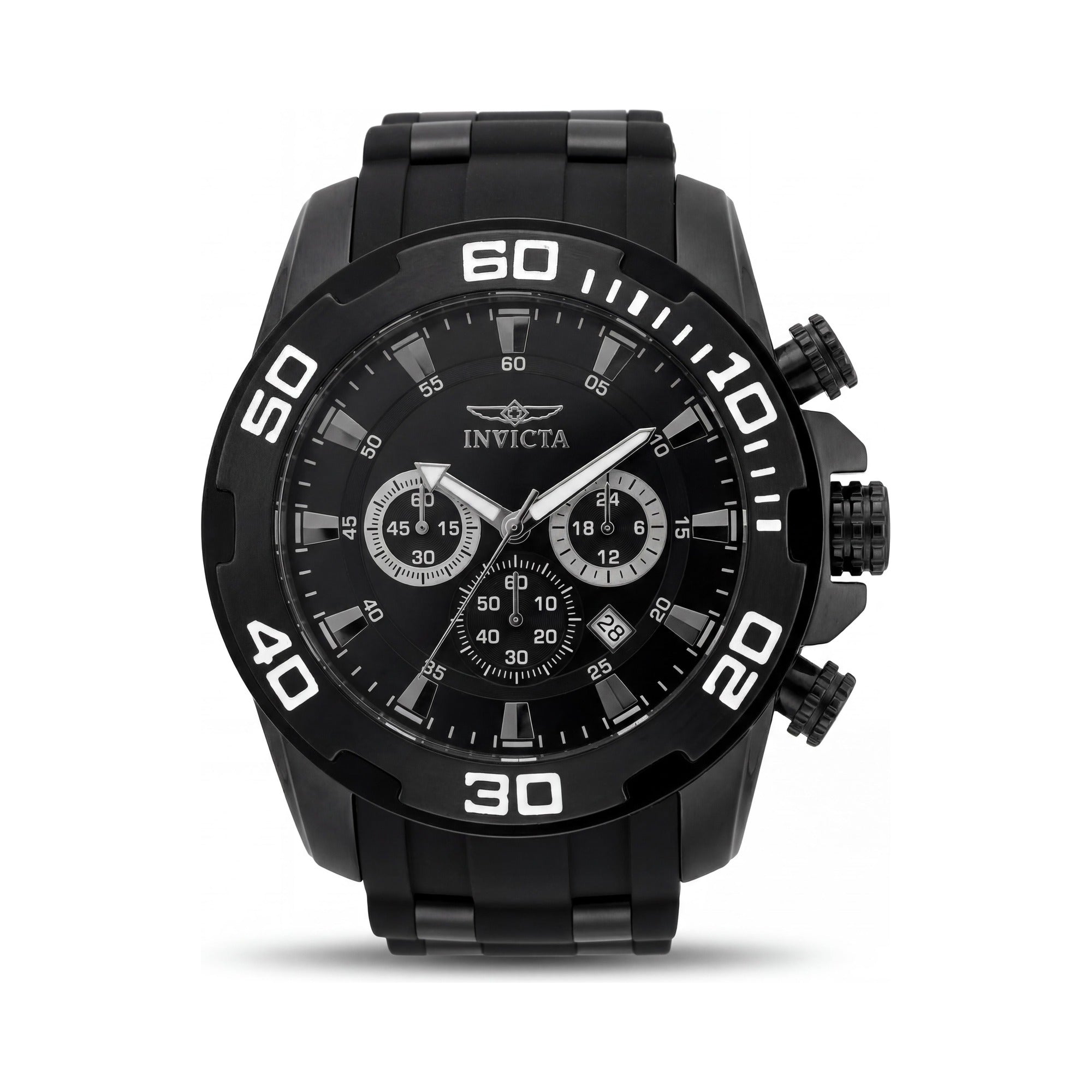 Reloj de cronógrafo Invicta Pro Diver VD53 para hombre, esfera negra de 50 mm, Photo 1