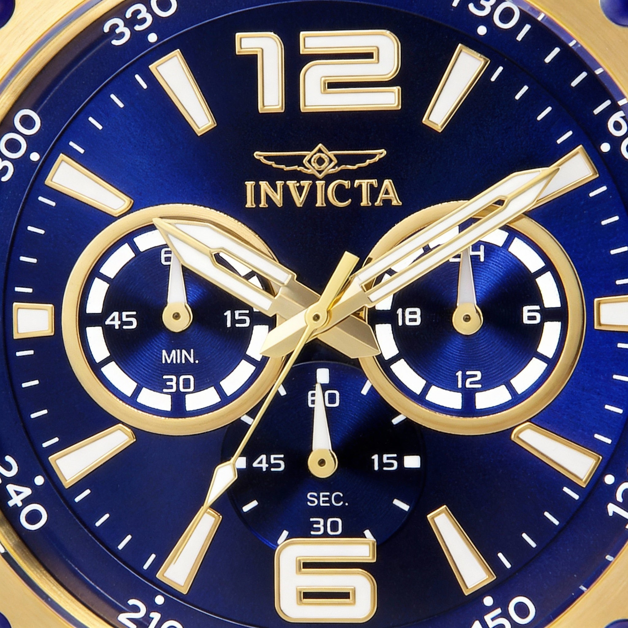 Invicta I-Force Men's Chronograph Watch, Gold Dial 50mm, Photo 2