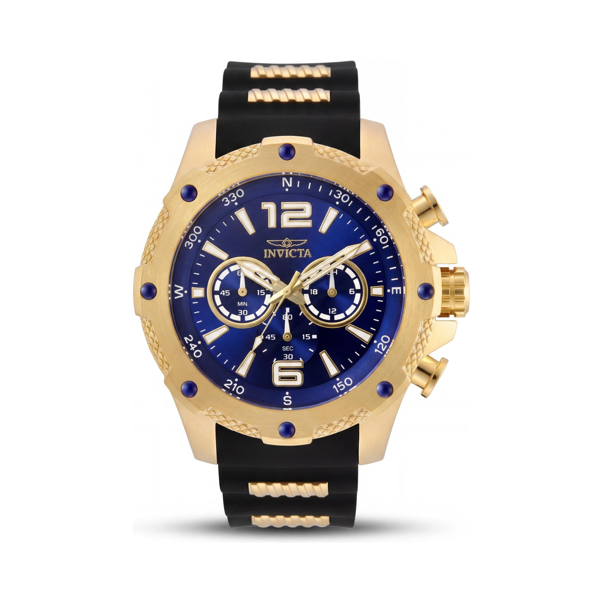 Invicta I-Force Men's Chronograph Watch, Gold Dial 50mm, Photo 1