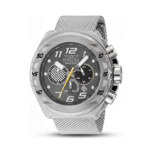 Invicta Racing 47201 Silver Dial Stainless Steel Unisex Watch, 48mm
