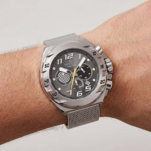 Invicta Racing 47201 Unisex Watch — side view, Stainless Steel case 48mm