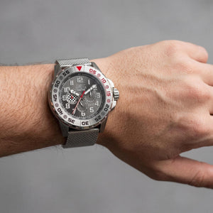 Invicta Racing 47213 Unisex Watch — side view, Stainless Steel case 48mm