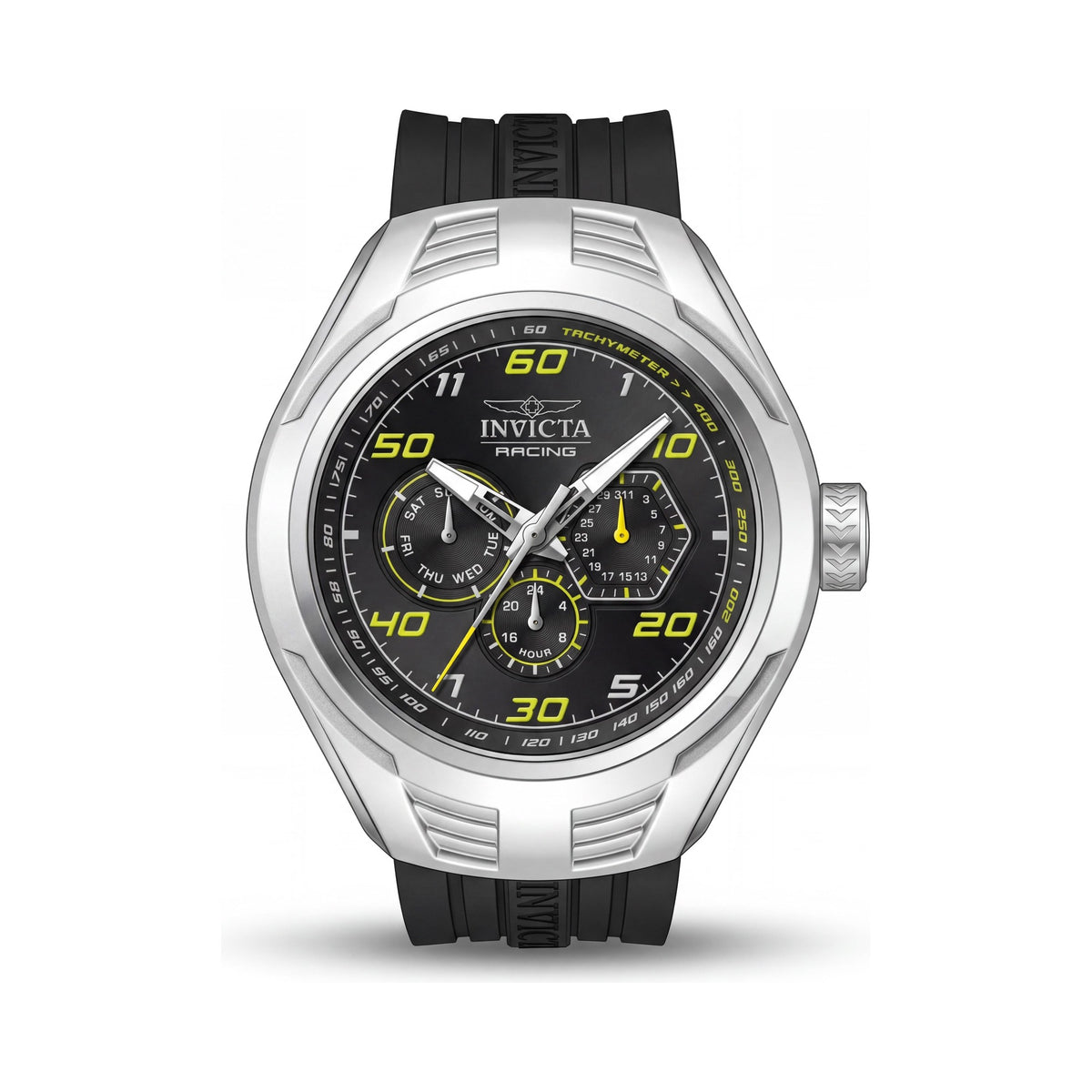Invicta Racing 47724 Unisex Silver Chronograph Watch, 46mm, Photo 1