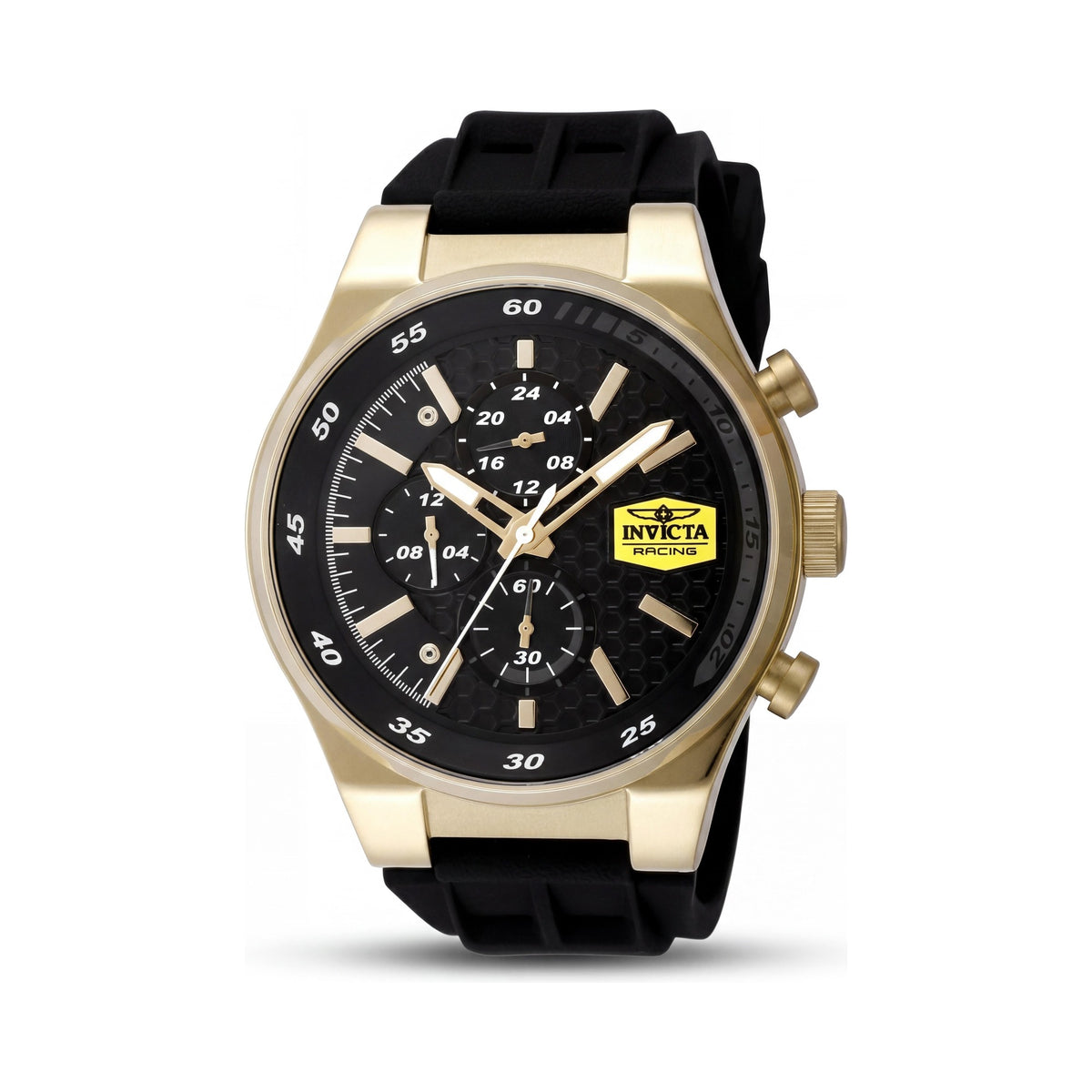 Invicta Racing 48875 Unisex Black Chronograph Watch, 44mm, Photo 1