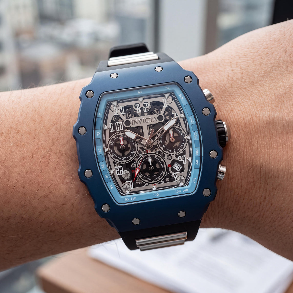 Reloj Invicta Racing Collection 69707 Unisex Azul, 43mm, Photo 3