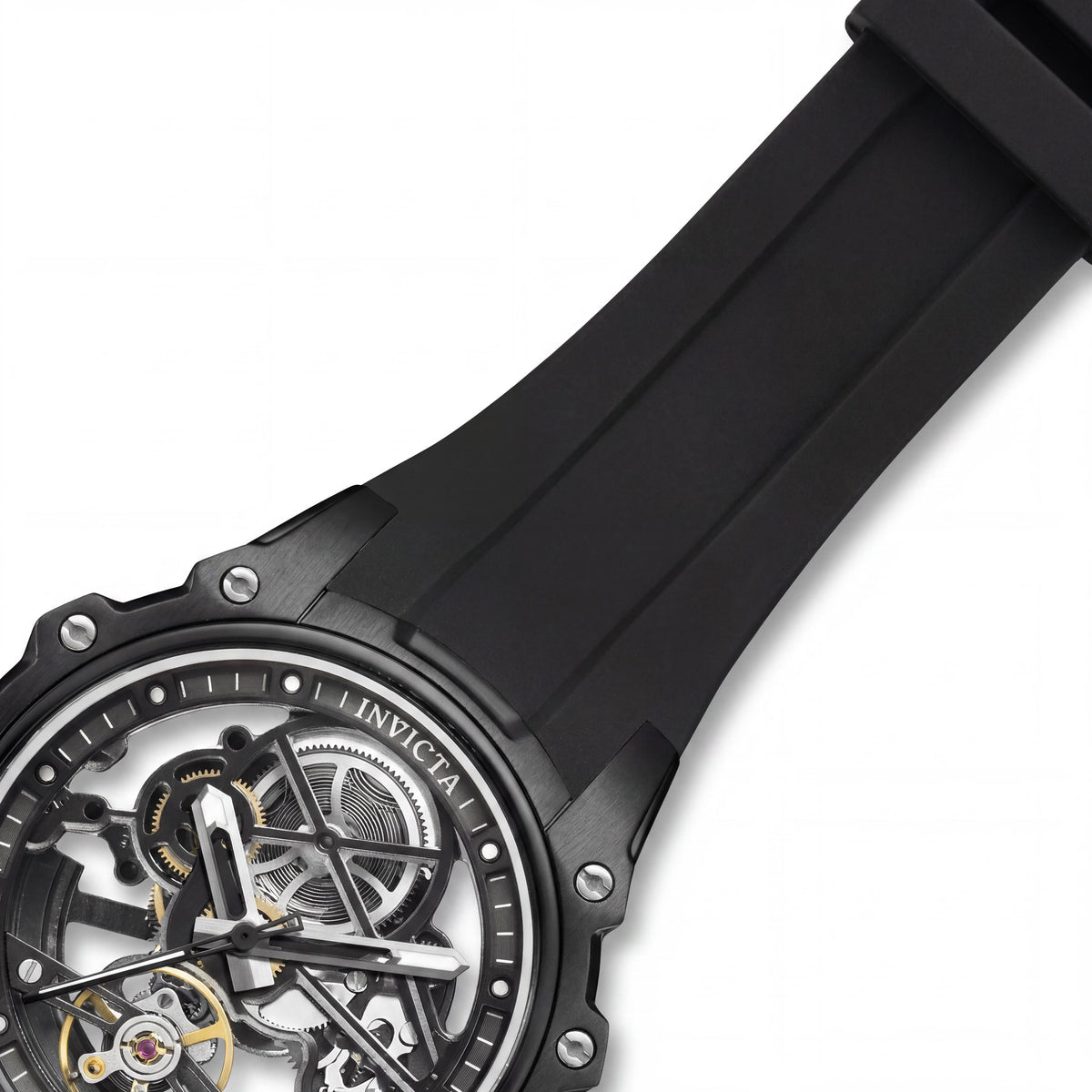 Invicta Rally 69003 Black Automatic Watch for Men, 43mm, Photo 3