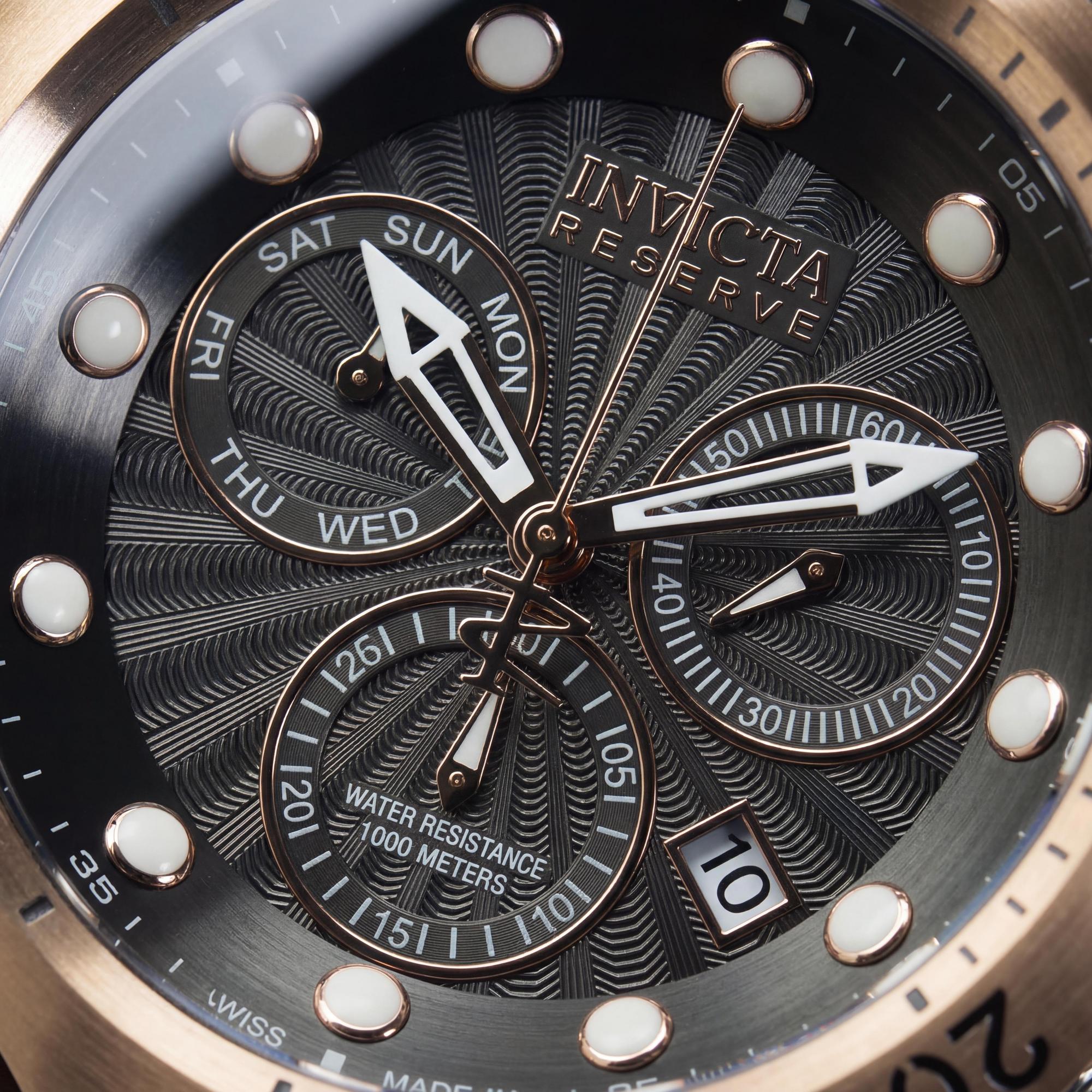 Reloj Unisex Invicta Reserve Venom 32958, Esfera Gris 54mm, Photo 2
