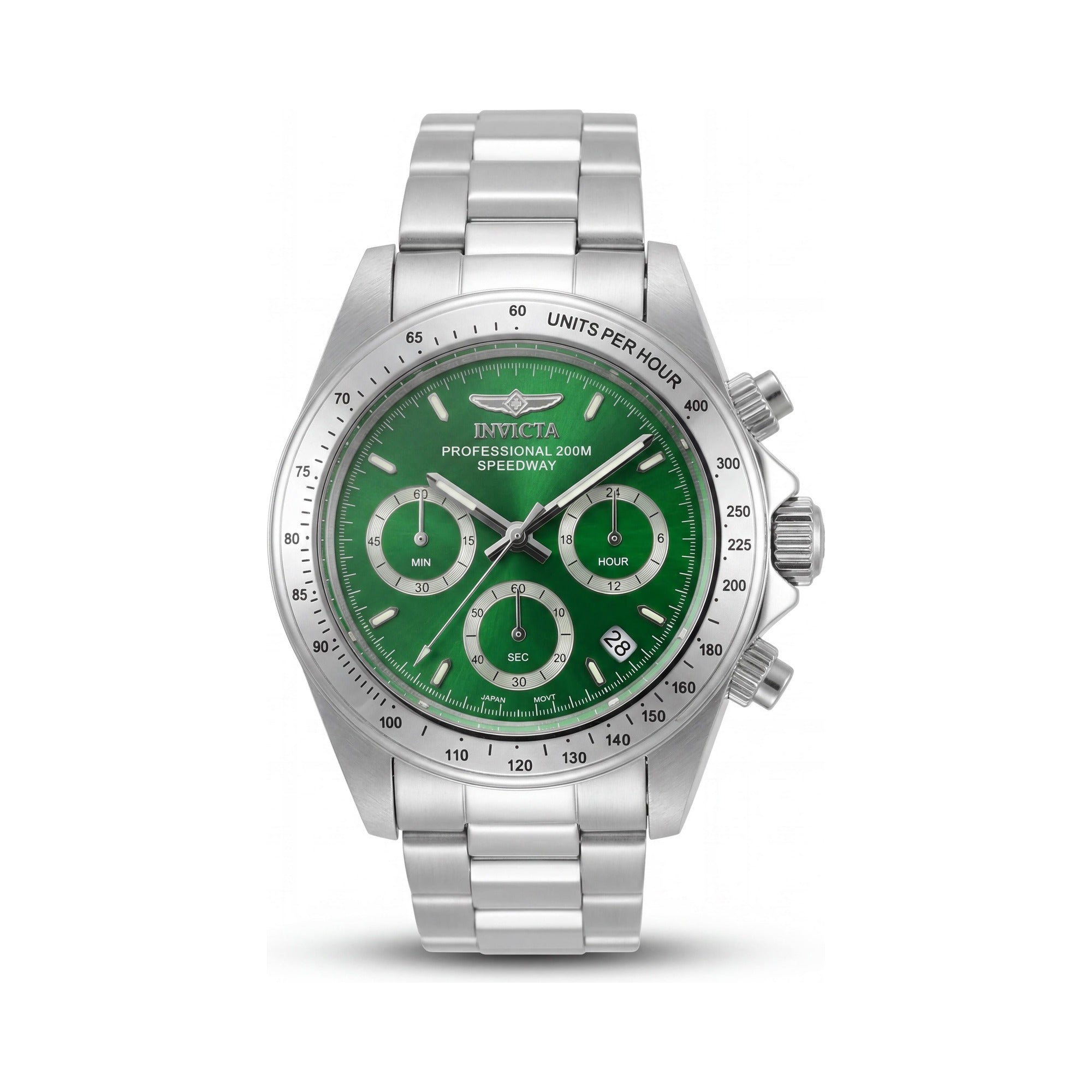 Invicta Men's Chronograph Watch, Silver Dial Stainless Steel 39mm, Photo 1