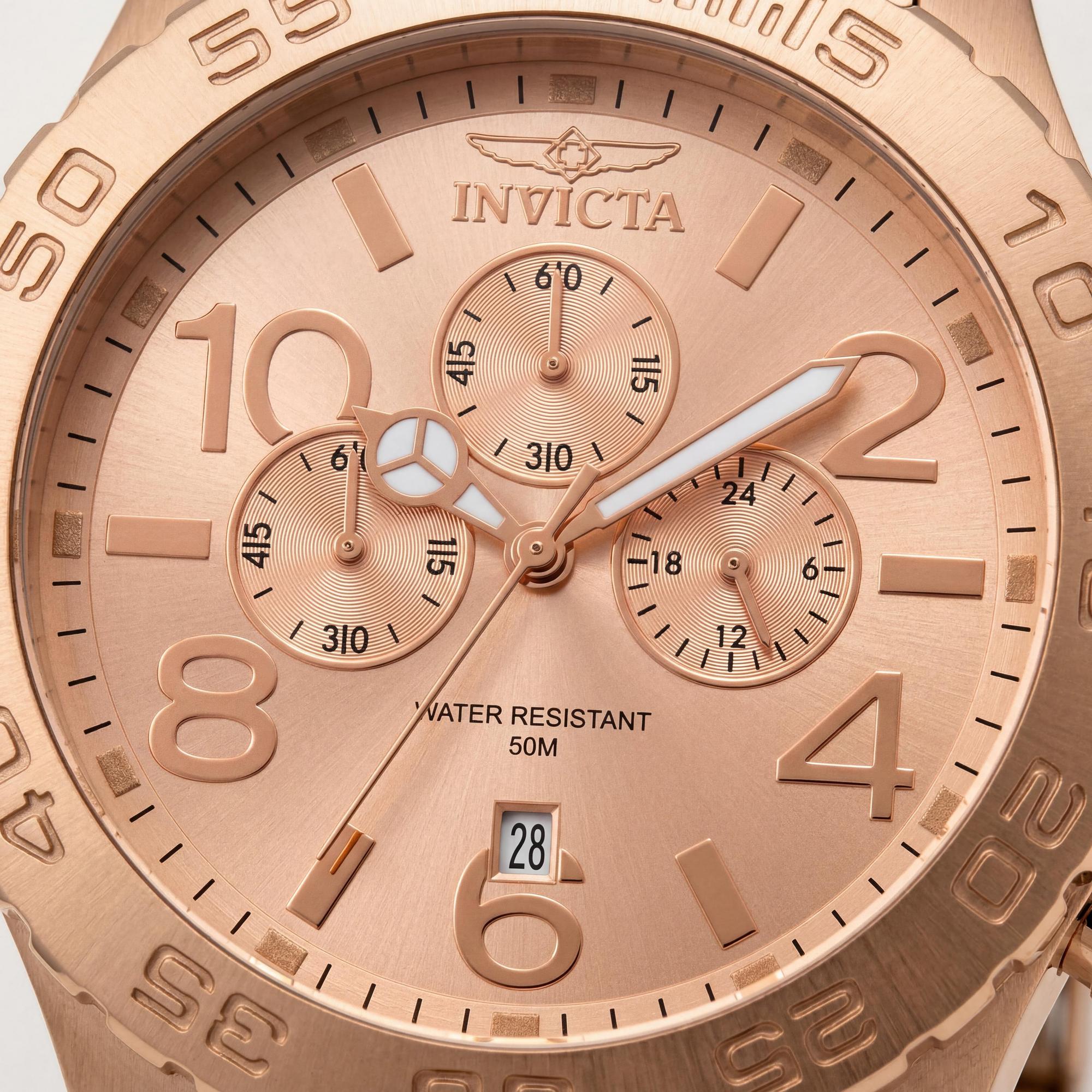 Invicta Specialty 1271 Men's Watch, Rose Gold Dial 50mm, Photo 2