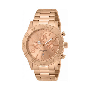 Invicta Specialty 1271 Rose Gold Dial Stainless Steel Men's Watch, 50mm