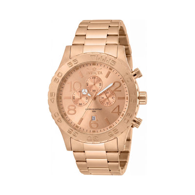 Invicta Specialty 1271 Rose Gold Dial Stainless Steel Men's Watch, 50mm